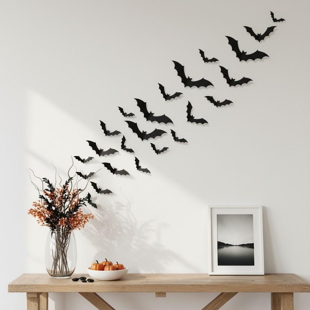 Halloween Led Bat Wall Decor (Free shipping)
