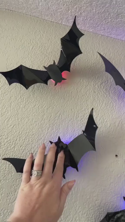 Halloween Led Bat Wall Decor (Free shipping)