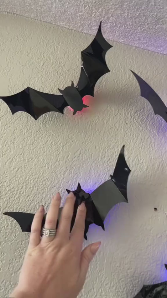 Halloween Led Bat Wall Decor (Free shipping)